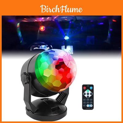 Colorful Rotating Led Projection Light With Remote Control For Car And Home Entertainment