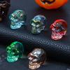 10 Pcs Gemstone Carving Skull Statue Hand Carved Human Skeleton