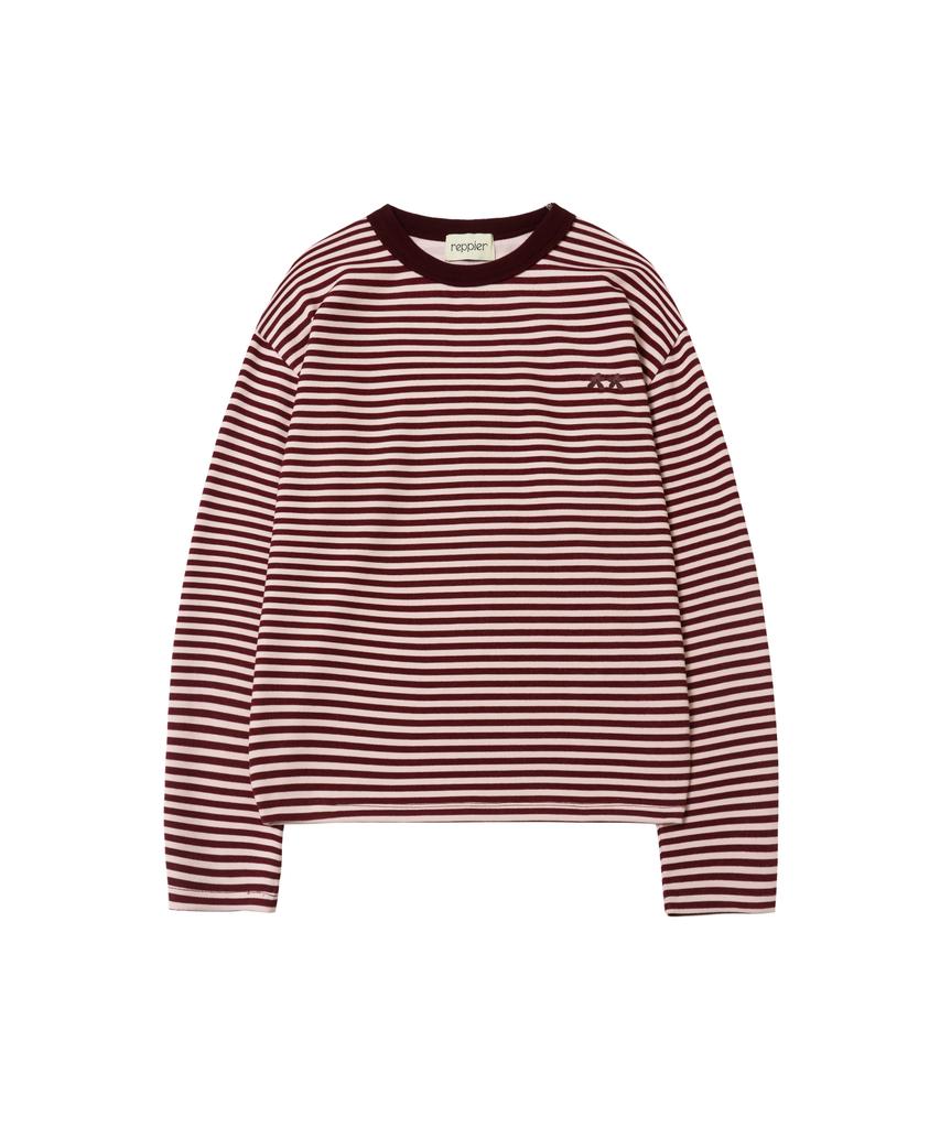 Lepieo Stripe Long Sleeve (Plum)