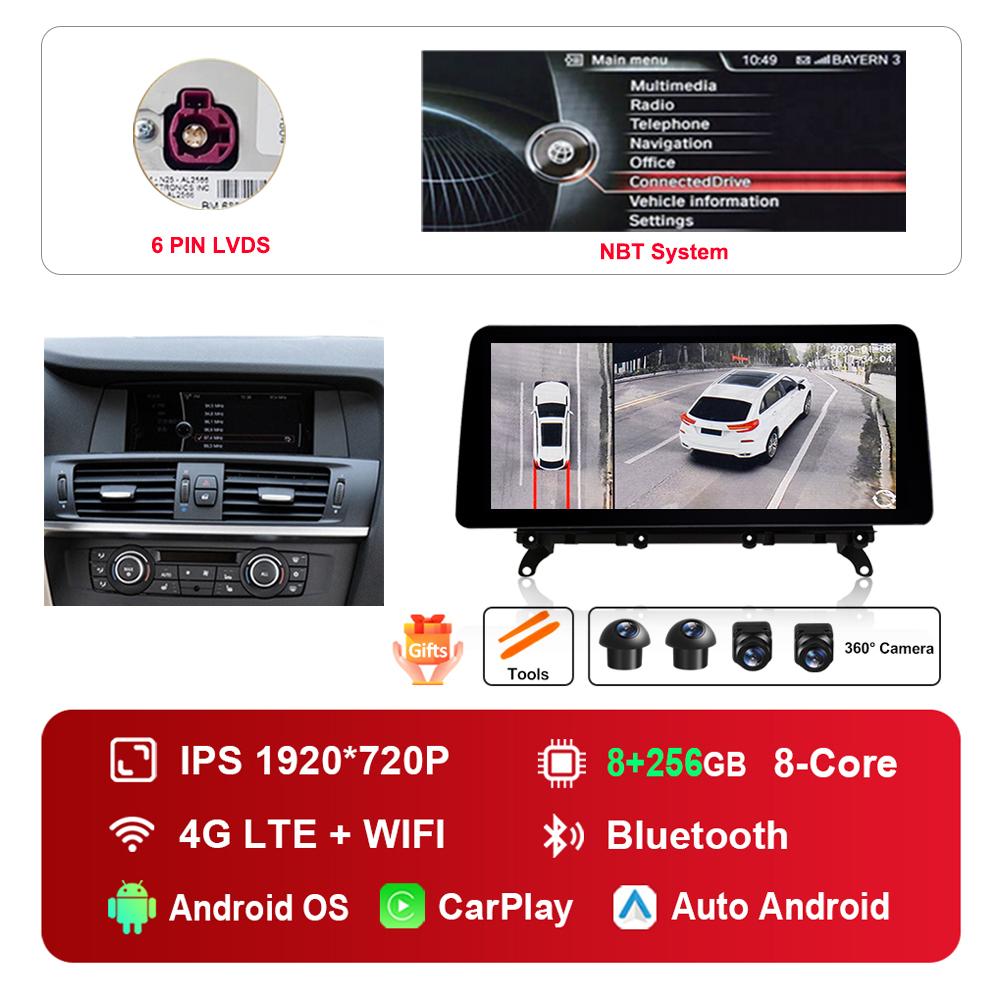 12.3 Inch for BMW 7 Series F01 F02 CIC NBT System DSP Stereo GPS HD Touch Screen Android Car Radio Multimedia Player GPS