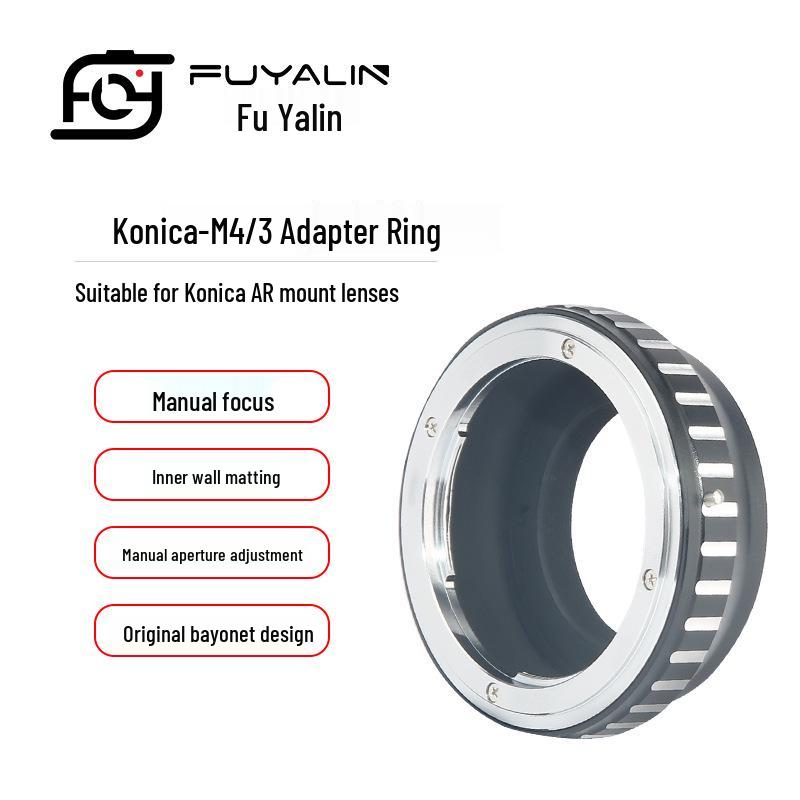 Konica-M43 Lens Adapter Ring for KONICA AR Mount Manual Lens to M4/3 Camera Body.