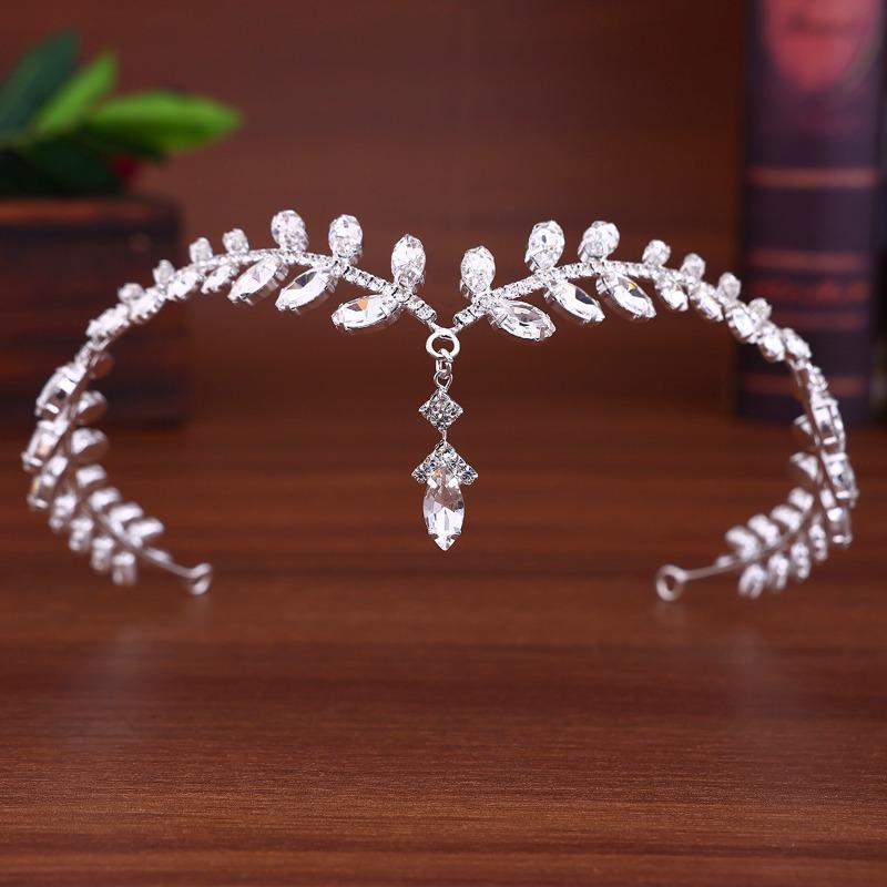 

Meier Jewelry wedding headwear handmade diamond pearl wedding headband accessories accessories 34.5*3cm