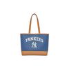 New York Yankees Letter Logo Decorative Casual College Fashion Large Capacity Faux Leather Tote Shoulder Bag Unisex Bags 3AORL103N-50INS