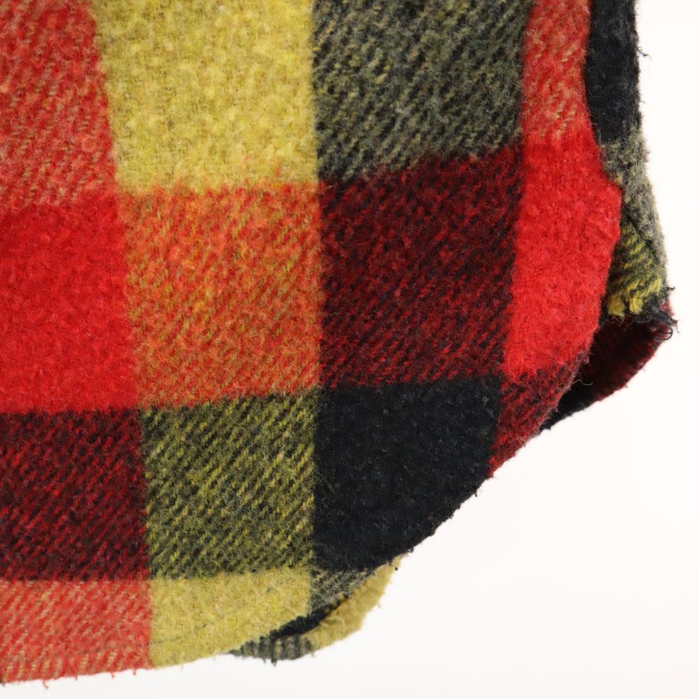 Sport King 60s 70s Vintage Check Pattern Long Sleeve Flannel Shirt Men's Used