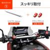 Daytona Aluminum Billet Motorcycle Clamp Bar Accessories Cross Bar Clamp Set Set of 2 Black 99445