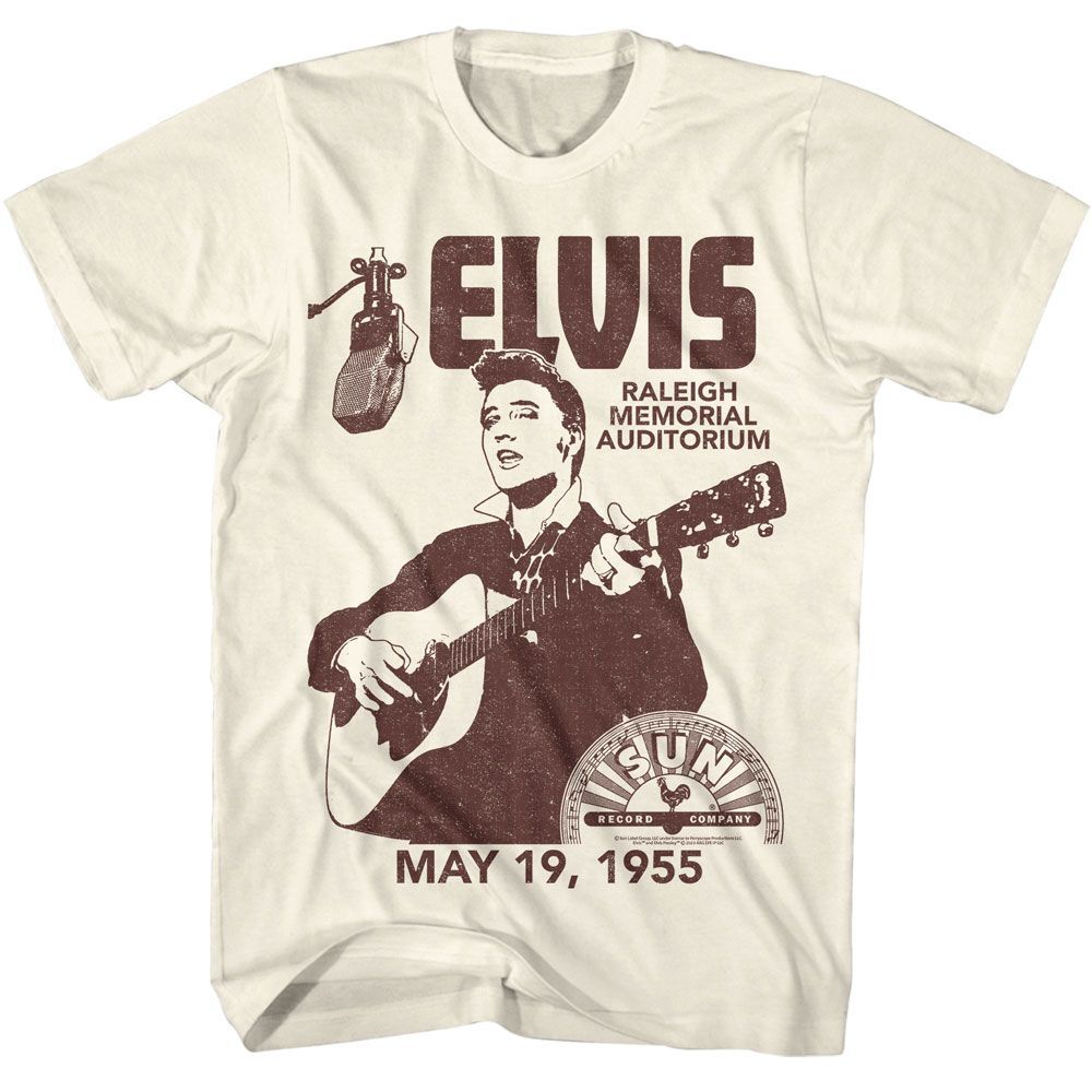 Elvis Sun Records Raleigh Auditorium Music Shirt S