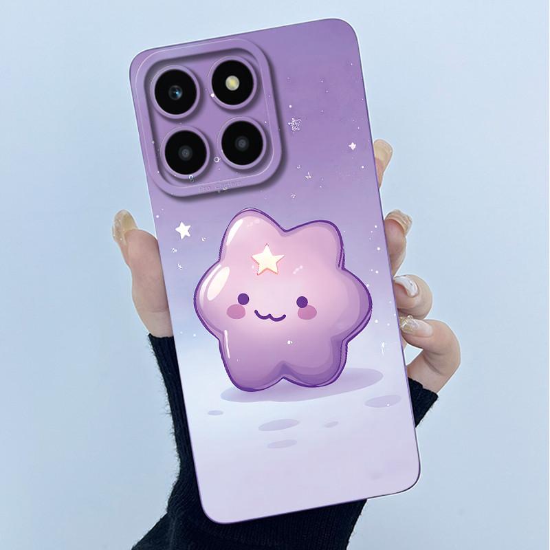 For Honor X6a X6b X6c X6 X6s Case Simplicity flower Soft Silicone Cover For HonorX6a X 6B X6 b Shell Lens Protective Phone Funda