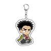 Hot Anime Demon Slayer Acrylic Keychains Tokitou Muichirou Agatsuma Zenitsu Keychain Bag Pendant Car Key Ring Anime Jewelry