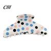 Hair Clip Large Strong Grip Clip, Dot Print Claw, Portable Scalp Friendly Accessory for Thick Updos Half-Tied Hairstyles Pattern