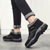 Herren- und Damen-Winterstiefel, Baumwolle, warm, bequem, Schneestiefel, rutschfeste Stiefeletten, Outdoor-Wanderstiefel