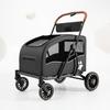 Haustierkinderwagen, Großer Platz, Große, Mittlere Und Kleine Hunde, Katzen, Outdoor, Leicht, Faltbarer Kinderwagen, Outdoor-Wagen, Zum Gassi Gehen Mit Hunden Und Für Katzen