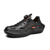 2024 Rotating Button Hole Shoes Men's Summer Wear Thick-soled Bag Head Beach Travel Outdoor Non-slip Cool Slippers