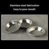 10Pcs Makeup Palette Stainless Steel Small Round Paint Tray Artist Watercolours Paint Mixing Palette Tray For Artist