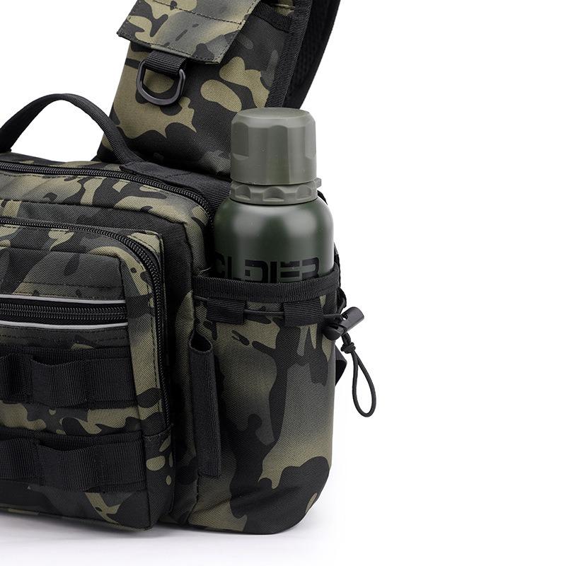 Multifunctional Casual Luya Bag Chest Bag Waist Bag Outdoor Shoulder Crossbody Bag Fishing Rod Bag Equipment Fishing Bag Back