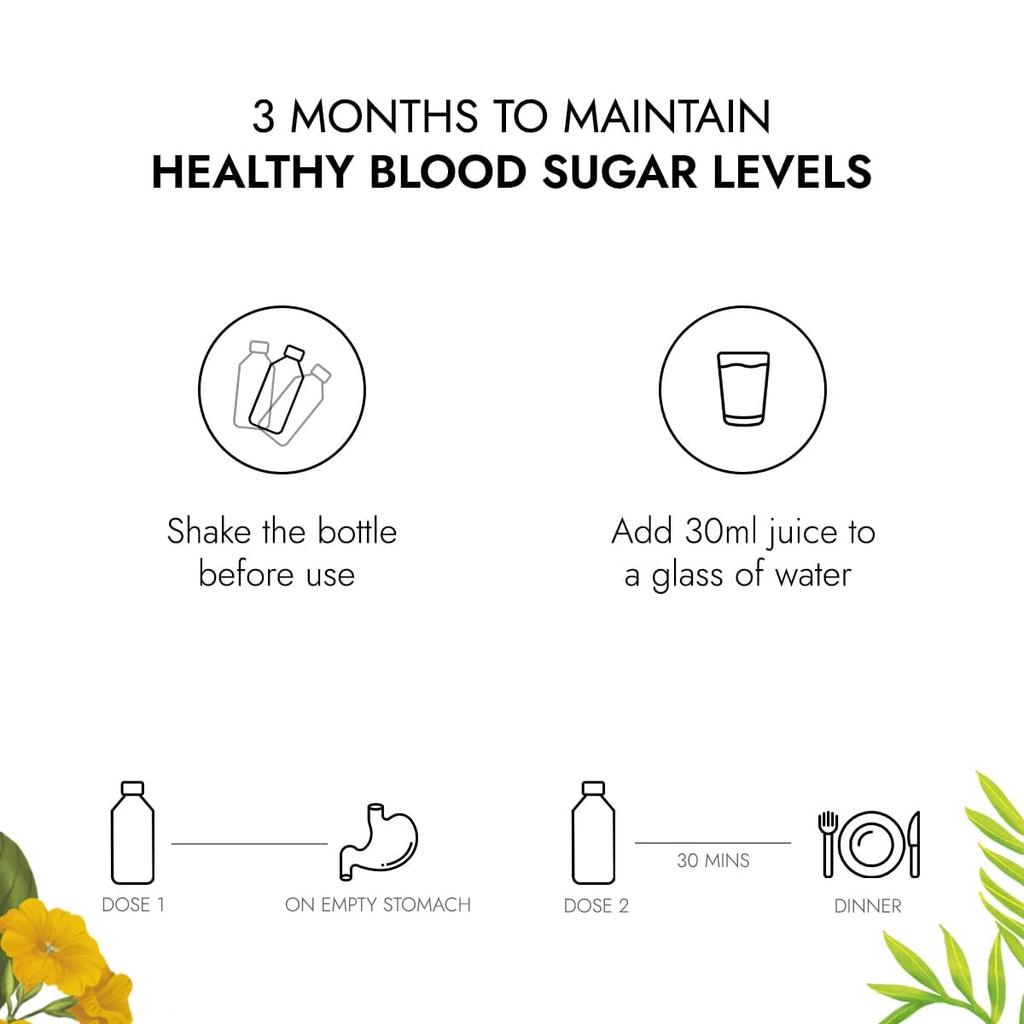 Kapiva Dia Free Juice 500ml Pack of 1 Ayurvedic Herbal Blend for Blood Sugar and Energy Support