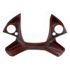 1 PC For Mercedes Benz E-Class 2009-2012 2013 (W212) Simulated Carbon Fiber Steering Wheel Trim Cover Sticker