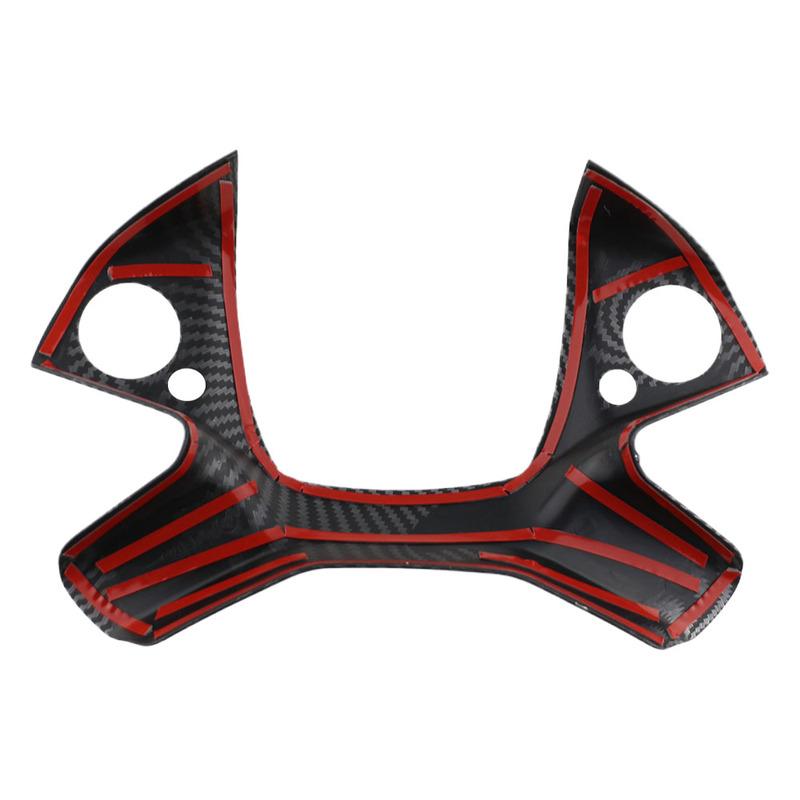 1 PC For Mercedes Benz E-Class 2009-2012 2013 (W212) Simulated Carbon Fiber Steering Wheel Trim Cover Sticker