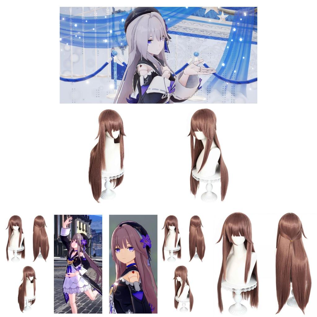 Honkai Star Rail Herta Cosplay Wig With Natural Scalp Appearance And Ombre Gradient