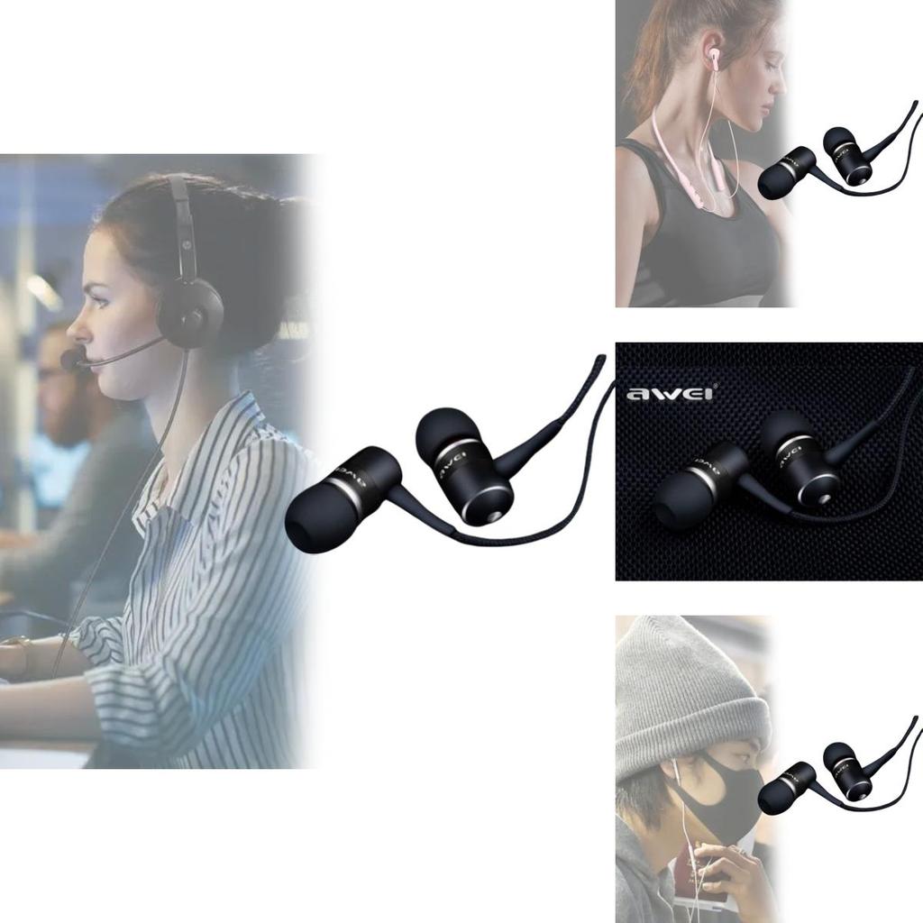 For Phones Mp3s Awei Q3 Earphone Premium Quality Super Bass Noise Isolation Headphone