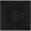 OTOlife Fully Sewn Rubber Play Lightweight and Easy for Kids To Includes a Dedicated 600D Waterproof Storage Card Game 60x60cm Mat, Carry, Non-Slip,