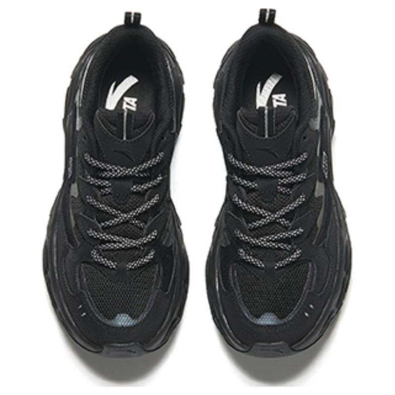 Anta Meteorite Wear-Resistant Balance Low-Top Chunky Sneakers Women's Black Sneakers 122438855-1