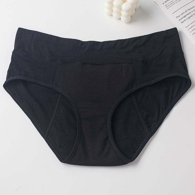 Cross-Border 4-Layer Women s Menstrual Period Exclusive Panties Leak-Proof Safety Sanitary Pants Xs чёрный