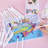 24/48-Color Double-Tip Water-Based Markers for Elementary Students' Drawing, Children's Art Supplies
