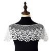 Fashion Lace Shoulder Wrap with Embroidered Detail Breathable Hollow out Faux Lace Shawl Collar for Stylish Women