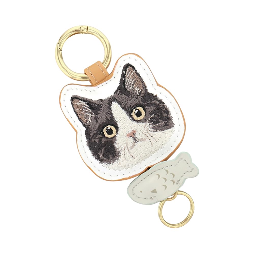 Cat Charity Charm Hachiware [FLOWERING] [Flower Ring] (with reel) GKH0014-G