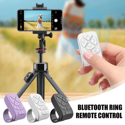 Control remoto con dedo para desplazarse por TikTok, control remoto para cámara móvil, compatible con Bluetooth, control con palanca O0L2