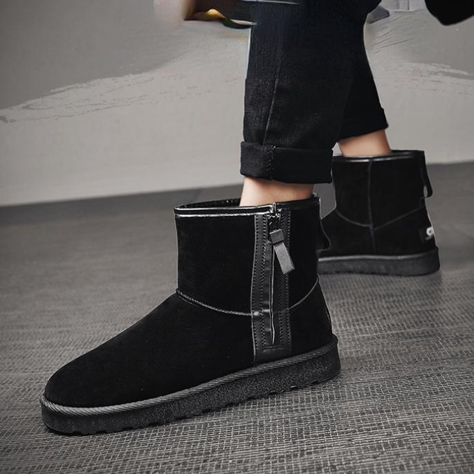 Winter Herren Schneestiefel Baumwollschuhe Plüsch Warme Stiefel High Top Outdoor Schuhe