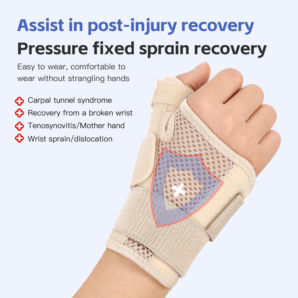 Flexible Splint Wrist Thumb Support Brace For Tendonitis Arthritis Pain Relief Left Right Hand Guard