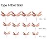 12PCS Gold Silver Rosegold Home Decoration Gardening Ornament Metal Texture Hollow Dragonflies 3D Dragonfly Stickers Wall Decals