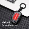Abs Carbon Car Flip Key Case Cover For Hyundai Solaris Creta Ix25 Kona Tucson Sonata Fe I40 Elantra Ix35 I20 Ix45 Hb20 Accent