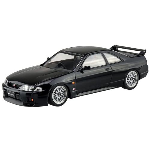 Aoshima Bunka Kyozai (AOSHIMA) 1/32 The Snap Kit Series Nissan R33 Skyline GT-R Custom Wheels (Black) Pre-Colored Plastic Model Kit No. 15-SP2