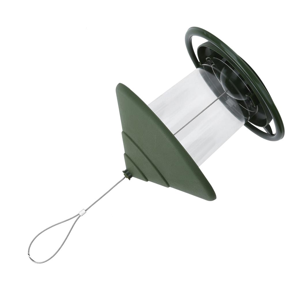 Hrănitor de păsări suspendat de exterior, recipient din plastic pentru hrană, instrumente pentru hrănirea păsărilor pentru grădină, curte