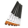 8Pcs Multipurpose Paintbrushes Flat Shape Paint Brushes Professional Paint Brushes Set  Artists
