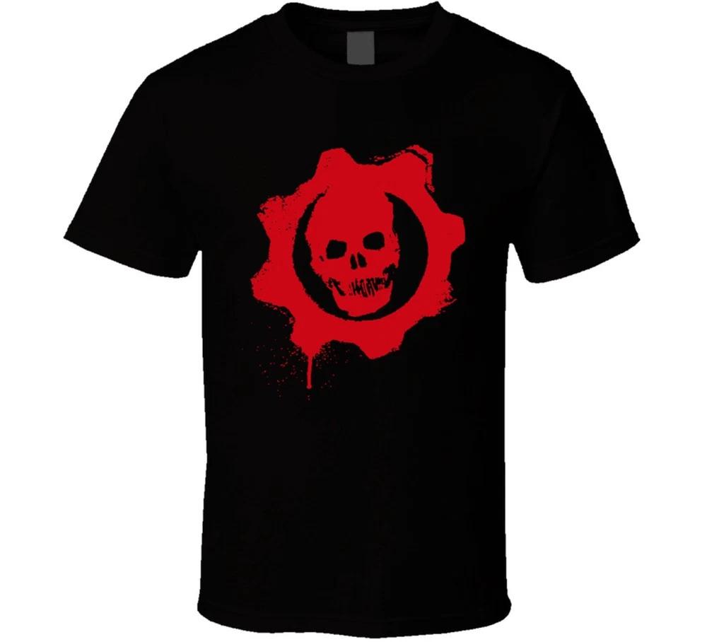 Cool Gears Of War Skull Video Game T Shirt S