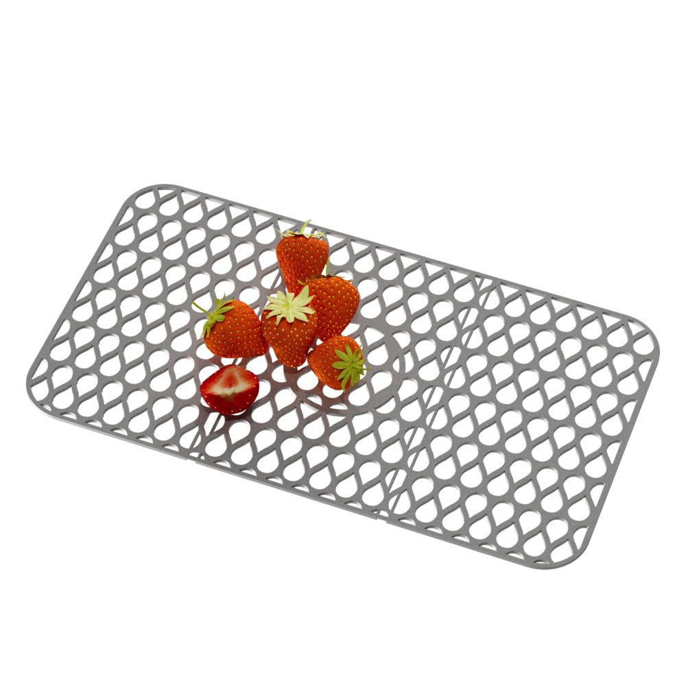 Siawadeky Silicone Sink Cuttable Draining Drying Plate Protects Kitchen and Dining Tables Mat, Mat, Non-Slip Mat, Holder, Scratch-Resistant,