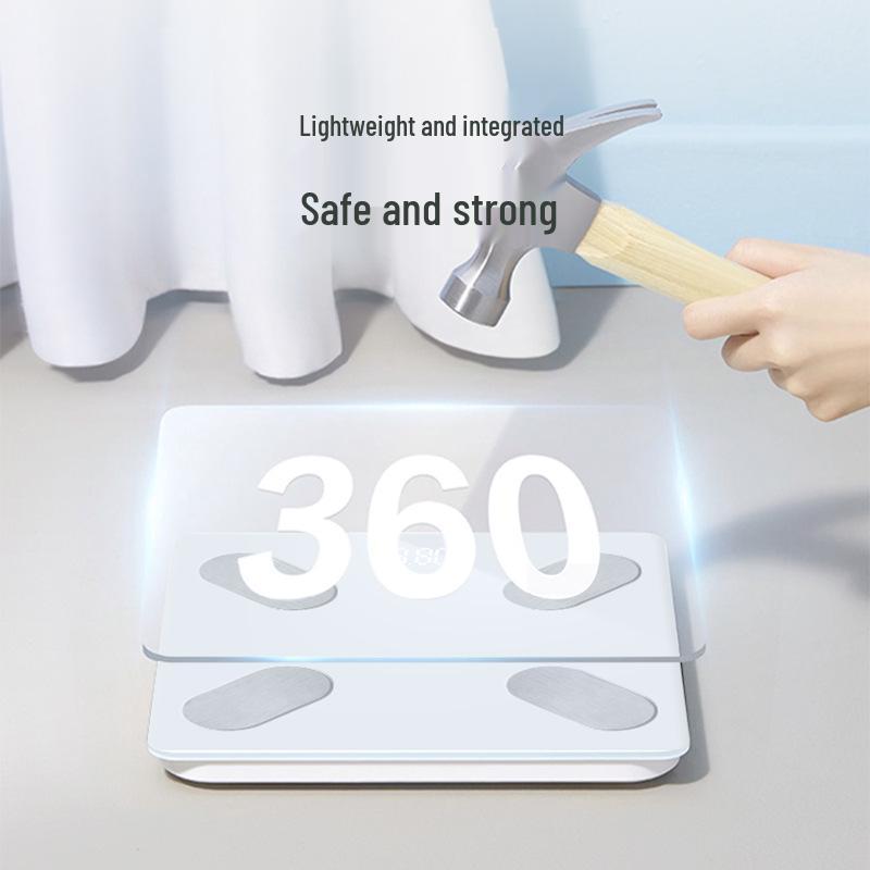 Bluetooth Rechargeable Smart Body Scale for Women - High-Precision, Connects to Phone