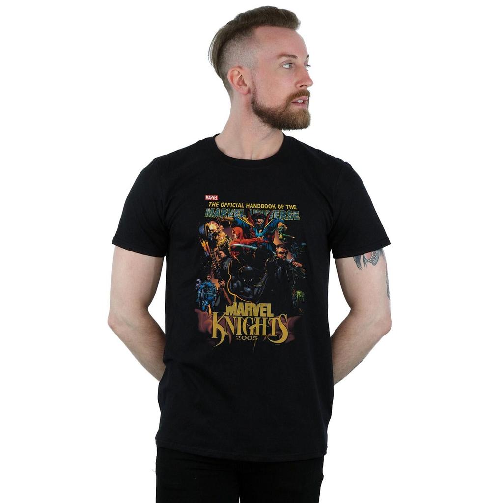 Marvel Herren The Official Handbook Of The Marvel Universe T-Shirt