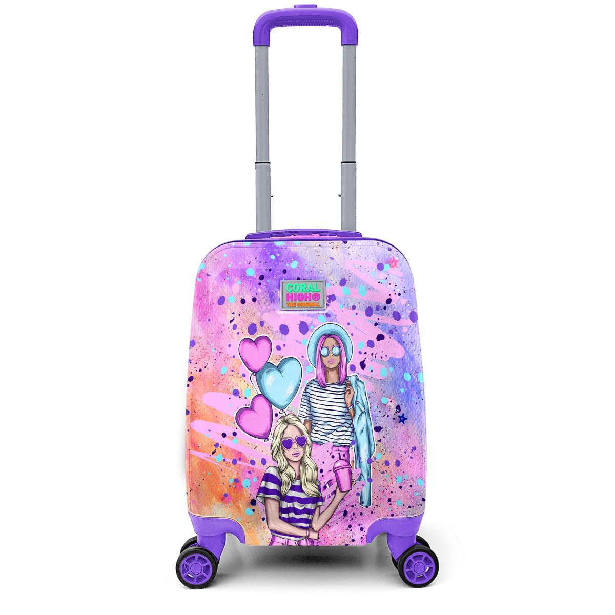 

Детский чемодан с рисунком Coral High Kids Fashion Girl 16773
