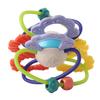 Teething Ball Toy Safe Soothe Promote Hand Eye Coordination Silicone Chewable Sensory Teething Ball