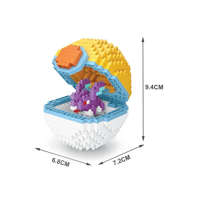 75 Style Building Blocks Assembly Anime Picachu Charizard Doll Blastoise Bulbasaur Gengar Bricks Figures Toy for Kid Gift