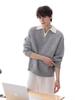 Men's British Style Lapel Two-Piece Look Sweater, 2025 Autumn/Winter Knitwear Trend