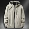 Casual Waterproof Jackets for Men Hooded Breathable Coats Men Spring Autumn Outwear Windbreaker Tourism Raincoat Plus Size