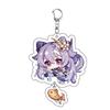 Game Keychains Acrylic Figure School Bag Keychian Holder Key Ring For Children Girl Men Accessories