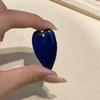 1Pc Natural Stone Elongated Heart Pendant 24×40mm Single Hole Gemstone Charm For DIY Necklace Jewelry Making