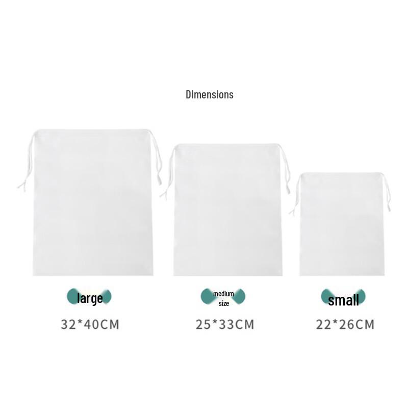 MaShiFu PE Frosted Waterproof Drawstring Travel Storage Bags
