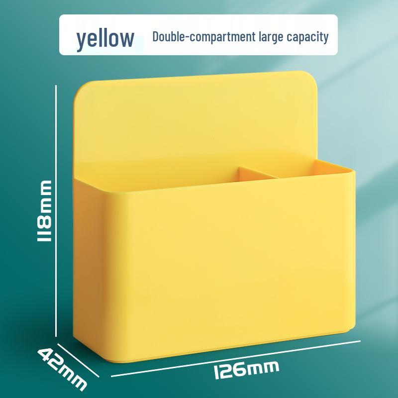 Magnetic Wall-Mount Suction Cup Pen Holder for Whiteboards and Blackboards, Large Capacity, Magnetic Pen Case